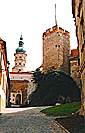 Mikulov, druhá zámecká brána s břitovou věží
