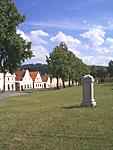 Holašovice, náves