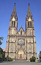 Praha - ostatní, Novogotický kostel. sv. Ludmily na Náměstí Míru