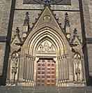 Praha - ostatní, Novogotický kostel. sv. Ludmily na Náměstí Míru
